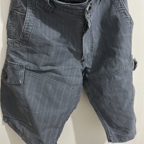 Bermuda shorts used, size 40, gray