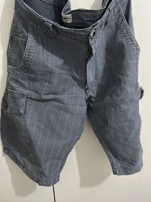Bermuda shorts used, size 40, gray