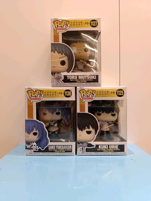 Tokyo Ghoul Funko Pop used bundle with Toru Mutsuki, Saiko Yonebayashi, Kuki Urie