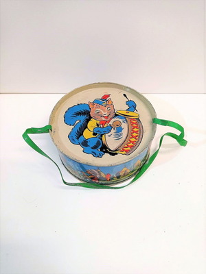 Tin Greek drum used from the 1960s