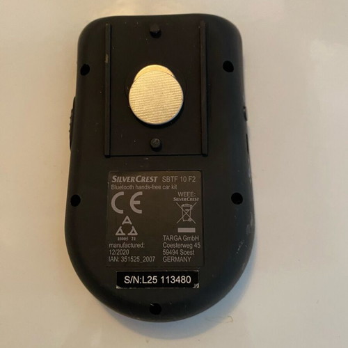 Silvercrest Bluetooth hands-free car kit like new
