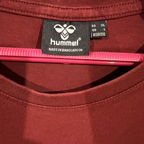 Hummel men's t-shirt like new, burgundy, size XL