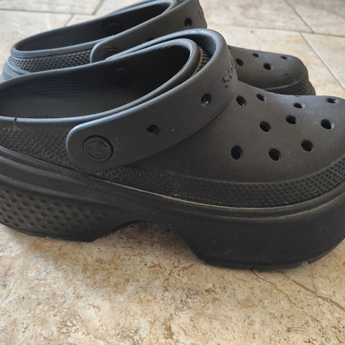 Crocs Stomp Clog, size 39/40, black