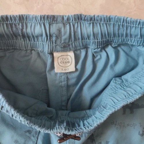 Jogger pants with dinosaurs size 10Y 140 cm like new, blue