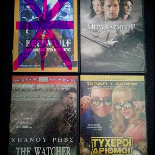 DVD pack No6 used, 47 movies with subtitles