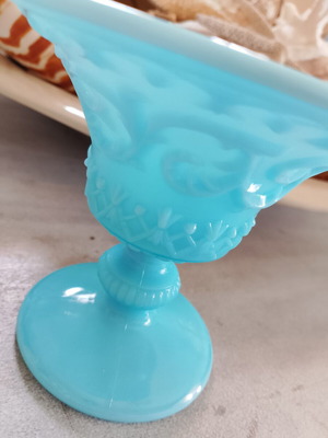 Vintage decorative glass bowl