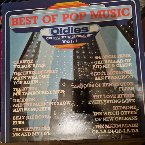 Best Of Pop Music Oldies Vol. 1 vinyl used, pop genre
