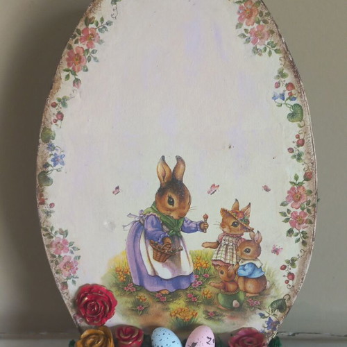 Handmade Easter decoration new 27×17 cm