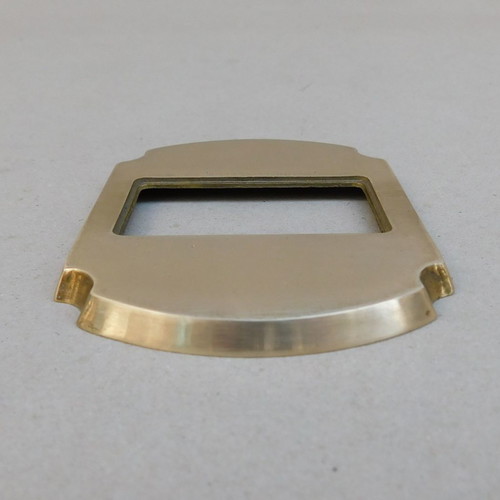 Decorative brass front plate