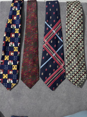 Silk vintage ties Marks & Spencer and Old Bond like new