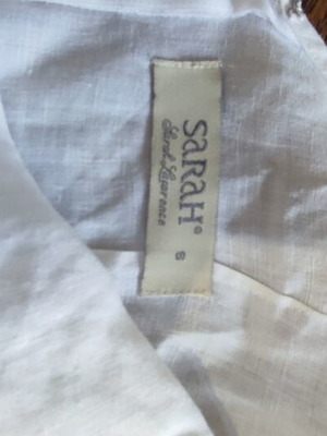 Sarah Lawrence linen dress white size S like new