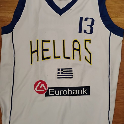 Diamantidis Greece National Basketball Jersey like new, Medium