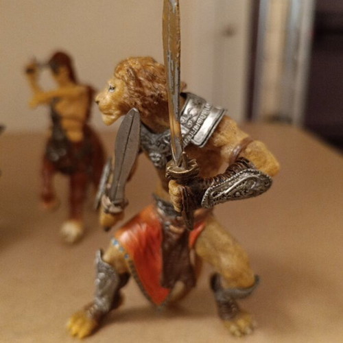 Fantasy collectible figures set of 4, like new, 10 cm