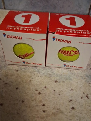 Vintage μπαλάκι τένις Novartis Diovan Co-Diovan συλλεκτικό