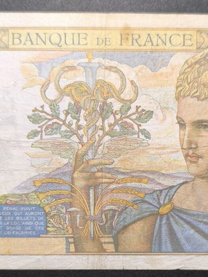 Γαλλία 50 Francs 1939 μεταχειρισμένο χαρτονόμισμα