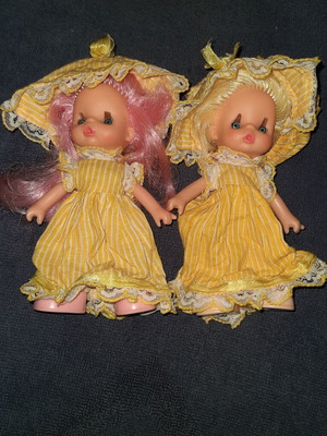 Happy Happy Sisters dolls vintage 1980s by El Greco used