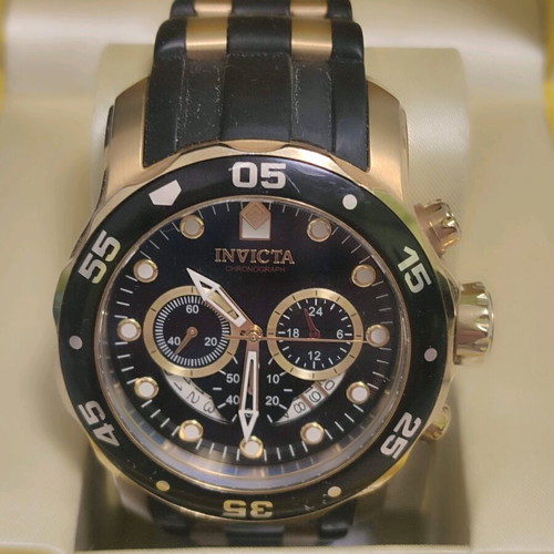 Invicta ProDiver men's waterproof watch like new, black