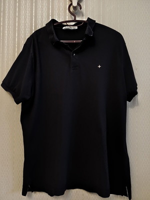 Stone Island polo shirt used, size XL, authentic with collar wear