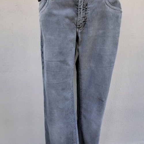 Drykorn pants used, corduroy light gray, size M-L