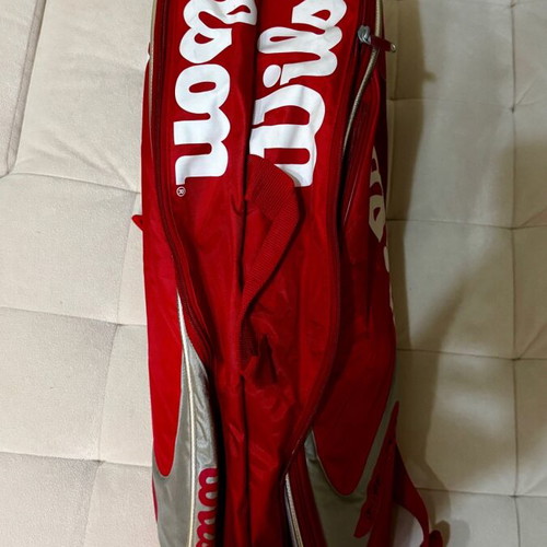 Wilson tennis bag used for 3 rackets