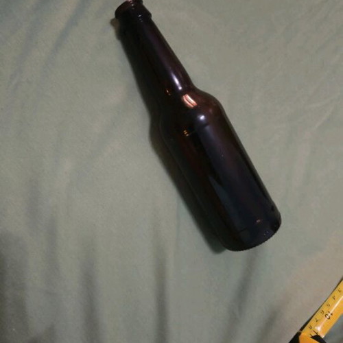 Two decorative glass bottles for painting new