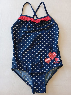 Playshoes one-piece swimsuit new for 7-8 years old, multicolor