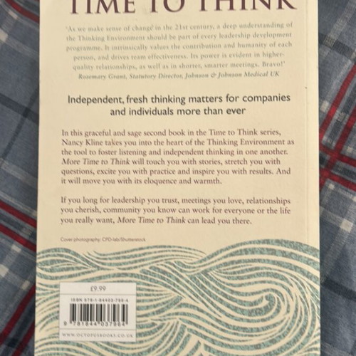 More Time to Think by Nancy Kline used, English self-help book