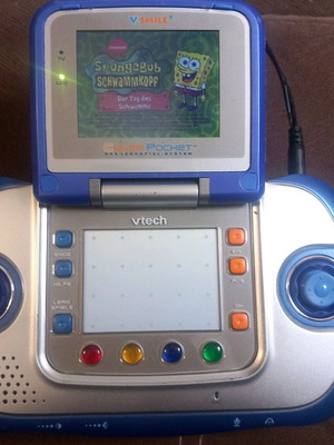 Vtech Vsmile Cyber Pocket educational game used
