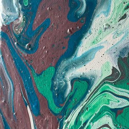 Fluid art handmade