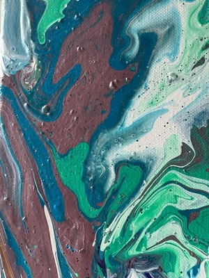 Fluid art handmade