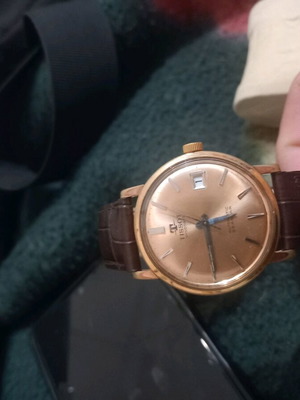 Ρολόι Tissot Visodate Automatic Seastar μεταχειρισμένο, μοντέλο 1972 με δερμάτινο λουράκι