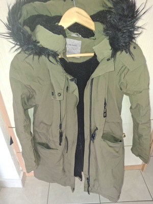 Zara jacket, green, size S