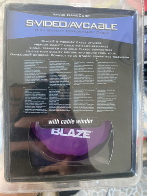 GameCube AV/Video Cable Blaze new