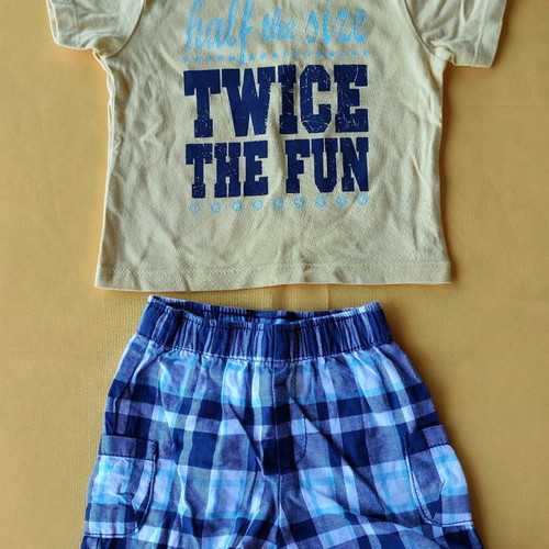 Summer baby set for 0-3 months boy like new, 7 pcs, George, Mothercare