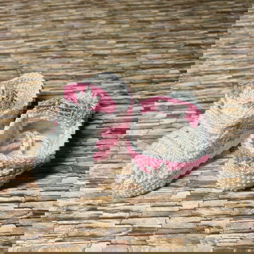 Χειροποίητα πλεκτά σπορτέξ τύπου All stars για μωρά, καινούργια