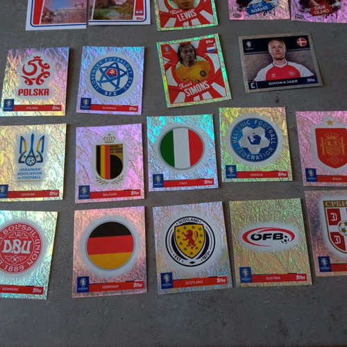 Euro 2024 Topps stickers like new, pack of 370 pieces