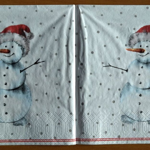 Christmas napkins new, set of 3 pieces 33x33 cm