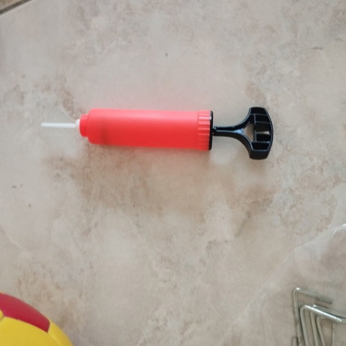 Beach soccer goals with ball, pump and pegs