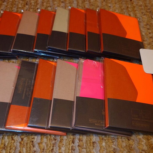 Designer mini cards new, set with envelopes Le Typographe