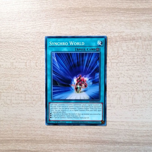 Yu-Gi-Oh! Synchro World 1st Edition Common Card Near Mint 2024