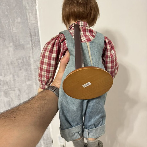 Ceramic farmer doll used, 50x40 cm