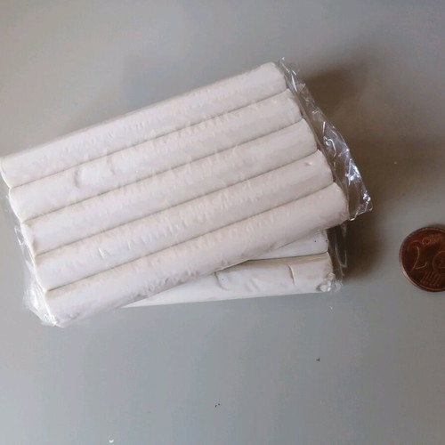 White modeling clay new, pack of 2