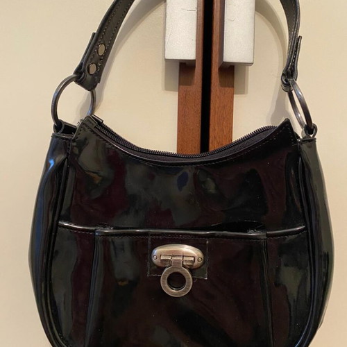 Thiros vintage shoulder bag used, black, small