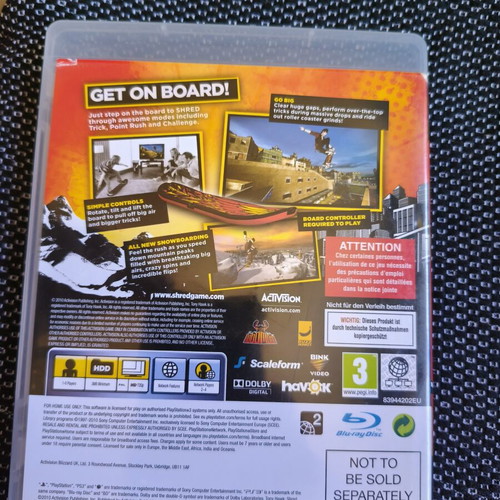 Tony Hawk PS3 game used