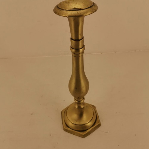Brass candlestick from 1920 era