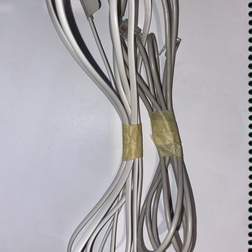 RJ11 telephone cables new, set of 2 pieces