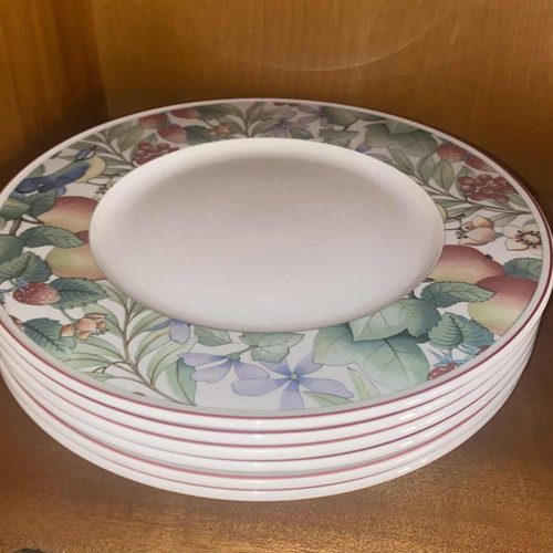 Villeroy & Boch Catalina set of 6 large plates new
