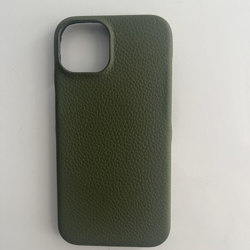 iPhone 13 cases set used, 6 pieces with leather and silicone textures