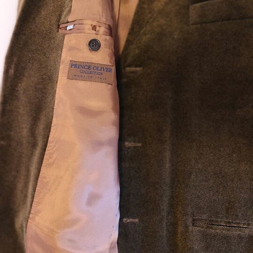 Prince Oliver three-piece suit like new, dark green velvet, size 50
