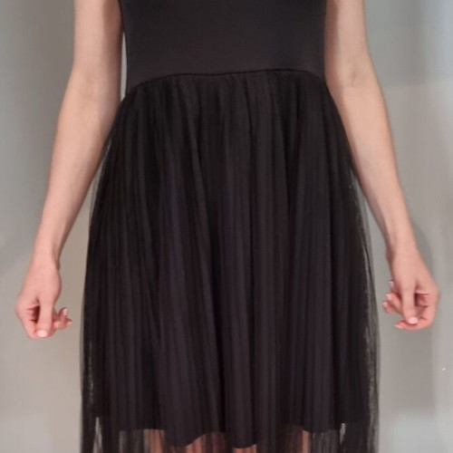 Midi dress with tulle by Holly Bracken used, black, one size